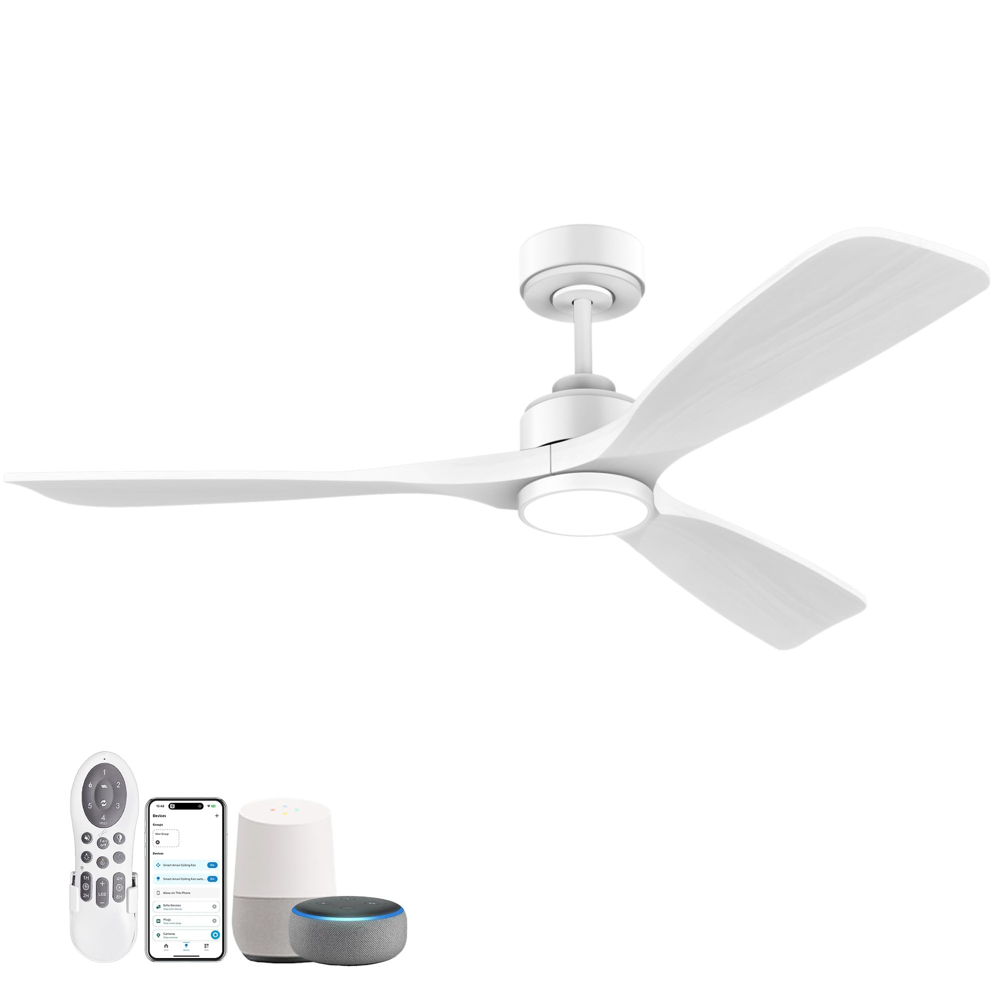 Ceiling Fans With Lights Roomratv ,52 Inch Smart Ceiling Fans With