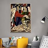 4. Nota: i nostri murales non contengono cornici.Puoi utilizzare una cornice di vetro o di legno per una semplice decorazione, che è una decorazione perfetta.