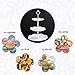 3 Tier Cupcake Stand, Plastic Tiered Serving Stand, Dessert Fruit Snack Tower Tray for Wedding Home Birthday Tea Party Baby Shower, White