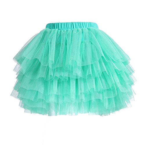 Image of Tutu Skirt for Baby Girl Toddler 6 Layered Tulle Skirts 1-8T