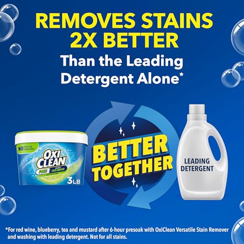 OxiClean Free Versatile Stain Remover Powder, 3 lb - image 3