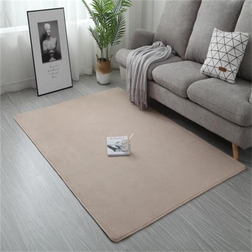 Tapis de salon non glissant LUNEZY lavable et super doux pour chambre de bébé