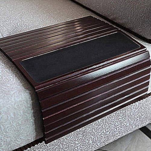 Plateau d'accoudoir de canapé protecteur pliable pour tablette - 5