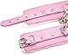 A-Pair of-Pink Fluffy Handcuffs for Ankles and Wrist with Chain Set Fuzzy Hand Cuff Set for Adults Bedroom Hand Cuffs for Women Couples Yoga Sweater D9