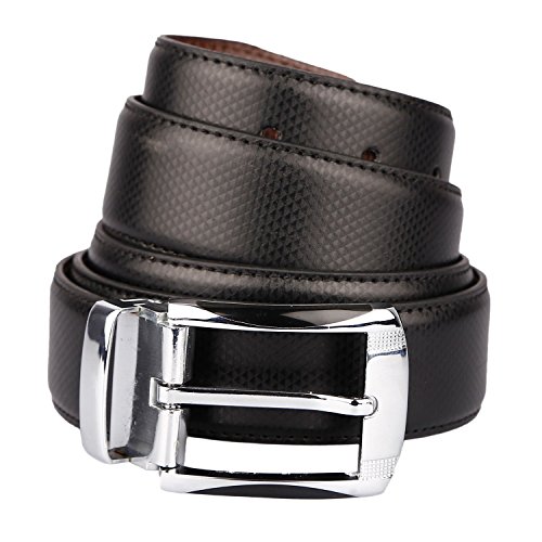 Image of ZORO Men's Vegan Leather Belt for Men, Formal /Casual,Black | Fit on up to 38 Inches