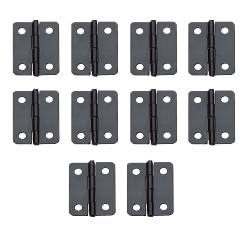 Charnière noire 18mm pour réparer boîte à bijoux et coffret bois