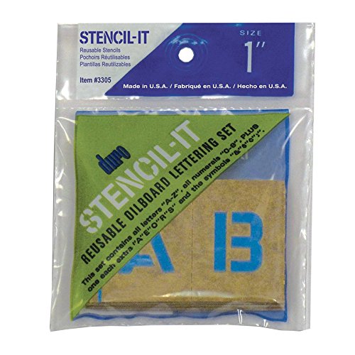 DURO 3305 Oil Board Stencil Set, Tan