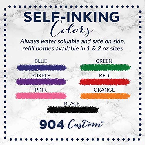 Custom Return Address Stamp, Personalized Script Self-Inking Address Stamp #TOP6