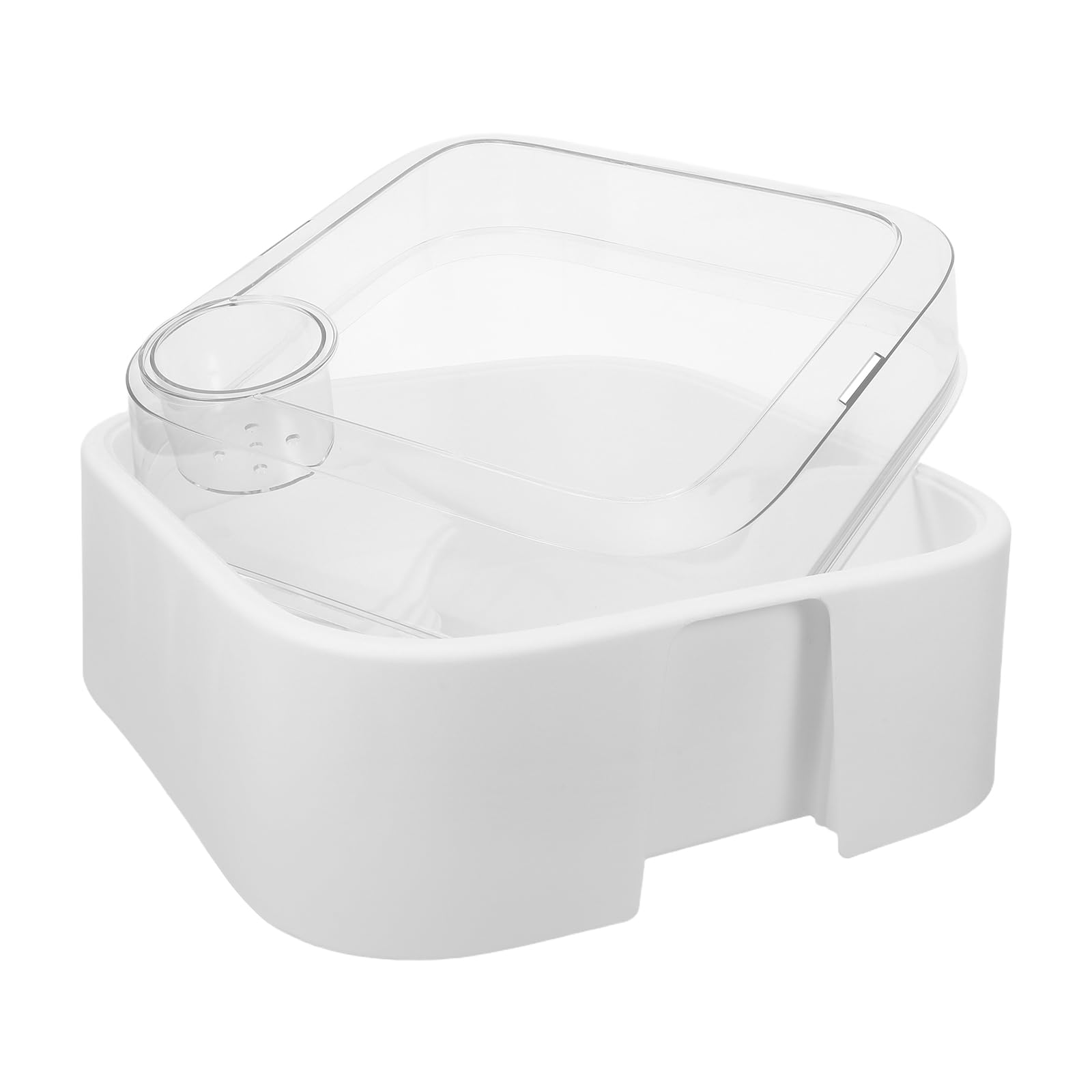 TOYANDONA Turtle Tank con Coperchio e Piattaforma per Bagni di Sole Habitat per Rettili in Plastica Sicuro Facile Pulizia per Tartarughe Acquatiche Piccole