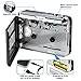 Portable Cassette Player, USB Cassette to MP3 Converter, Cassette Audio Music to Digital Converter with Headphones, No PC Required