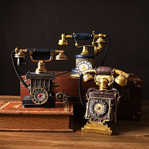 Téléphone antique pour maison et bureau - Objet déco rétro chic de salon