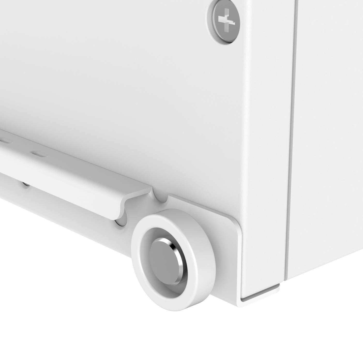 Yaheetech 2X Mesillas de Noche para Cama Blanca | Mesas Auxiliares para Dormitorio Baño Salón Muebles Organizadores