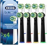 Replacement Toothbrush Heads Compatible with Oral b Braun Smart 1500/7500,Pro 1000/1500,Genius x/6000/Cross/Floss/Sensitive, 8PCS Electric Brush Heads Refill for Braun Oral B -  Lanveda