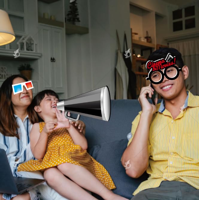 Losuya Film Nacht Foto Requisiten | 31-tlg Set Für Fotoshooting & Party Dekoration