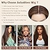 Aolvoblees 26 Inch Chocolate Brown Body Wave 250% ... #5