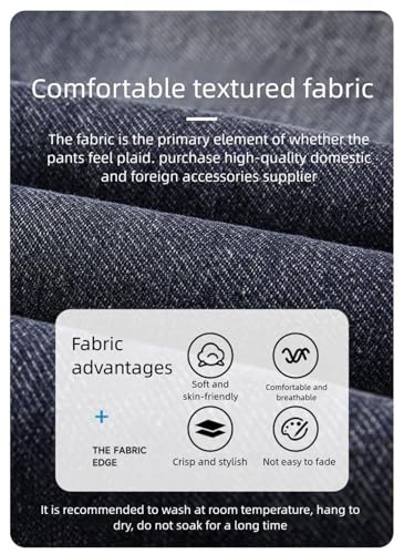 Men Cargo Jeans Streetwear Denim Pants Loose Ankle Long Pants2