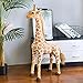 Tamaño Gigante simulación Jirafa Juguetes de Peluche Lindo Animal de Peluche Suave Vida Real Tigre muñeca Regalo de cumpleaños para niños decoración de Dormitorio 120cm A
