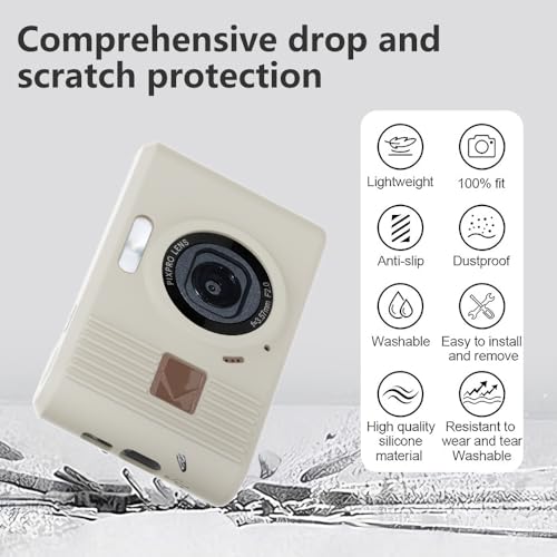 Funda de silicona para Kodak PIXPRO C1 cámara miniatura 3