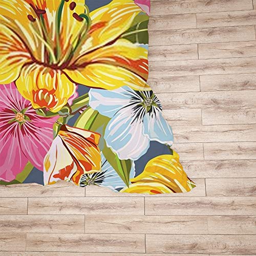 Parure de lit King imprimé floral 3 pièces douceur haut de gamme - 6