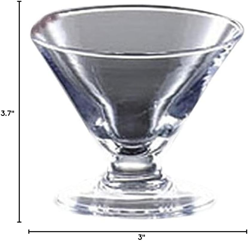 せともの本舗 Set of 10 Glass Kyoto Cocktail [3.7 x 3.0 inches (9.4 x 7.6 cm), 5.1 fl oz (150 cc] Imported [Restaurant, Commercial Use]