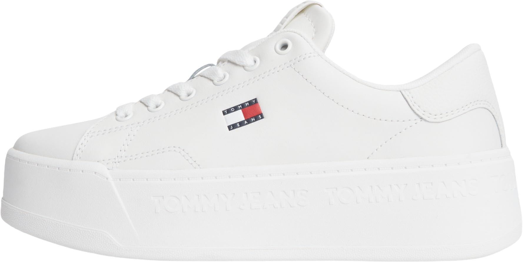 Tommy Jeans Damen Tjw Script Cupsole Flatform En0en02961 Low Top