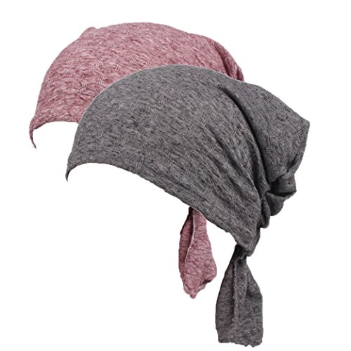 Frauen Chemo Cap Baumwolle Slouchy Beanie Hat weiche Turban Headwear Head Wraps