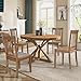 COLAMY Wooden Dining Chairs Set of 4, Spindle High Back Windsor Kitchen Side Chair, Farmhouse Dining Chairs for Kitchen and Dining Room, Light Brown
