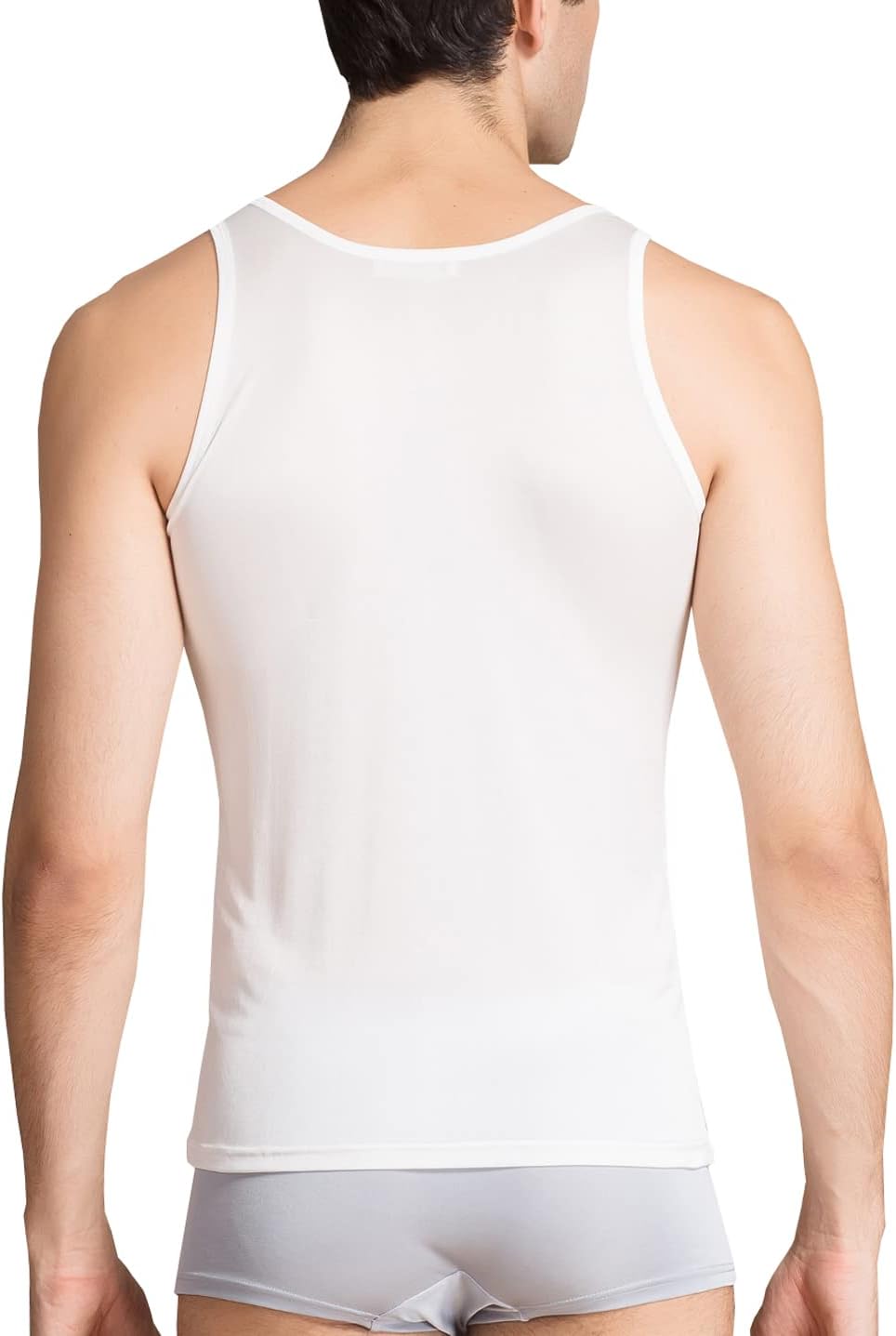 METWAY Men's Silk Tank Tops Sleeveless Pure Silk Undershirt Super Absorbent and Breathable Classic A Shirts - Image 4