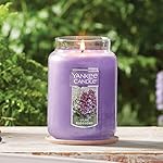 Yankee Candle Lilac Blossoms Scented, Classic 22oz Large Jar Single Wick Candle, Over 110 Hours of Burn Time, Perfect for Gifting, Gatherings and Seasonal Decorations - Image 5