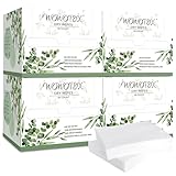 WOWOTEX Disposable Face Towel Biodegradable Large Dry Face Wipes 240 Count/4 Box Extra Thick Soft Clean Facial Towels for Sensitive Skin, Makeup Removing, Facial Cleansing, Nursing, Travel, 10"×12"