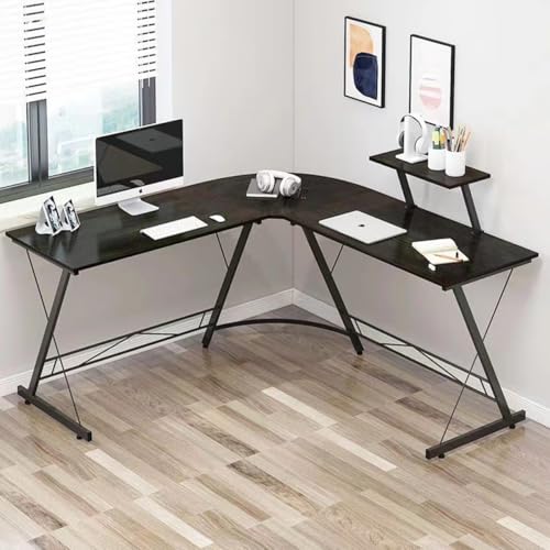 La mejor selección de Escritorios en L para Oficina los más solicitados. 46 GM Bear Silla Escritorio En L Multifuncional Moderno Calidad, Escritorios De Oficina En Casa Y Estaciones De Trabajo (Negro)