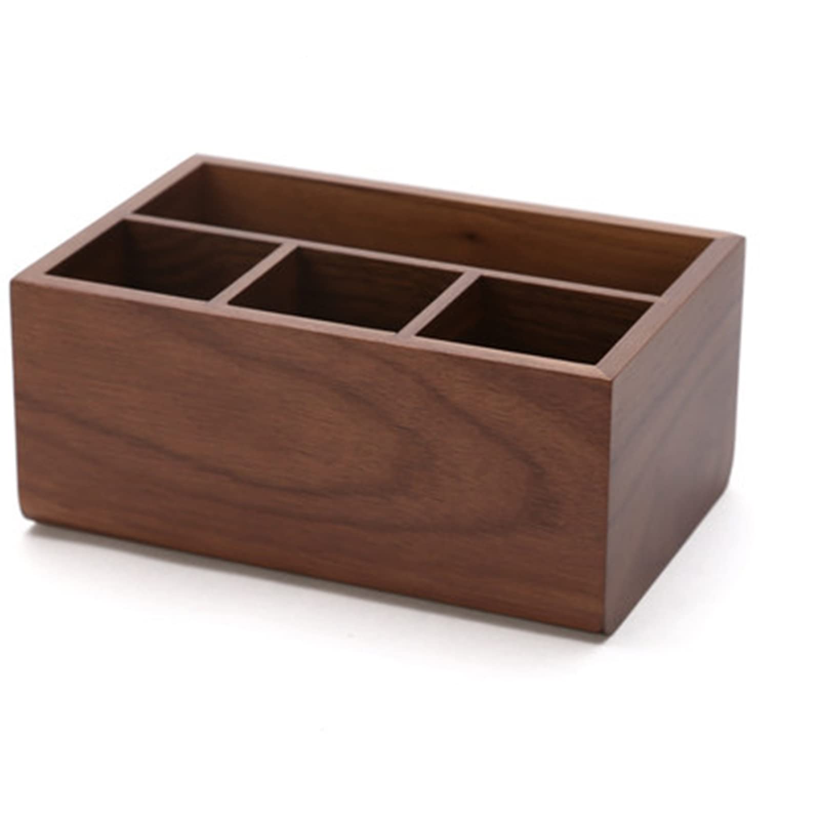 DUMRALBQE Wooden Pencil Pot Wooden Multifunctional Penholder Simple Creative Office Stationery Desktop for Home Office