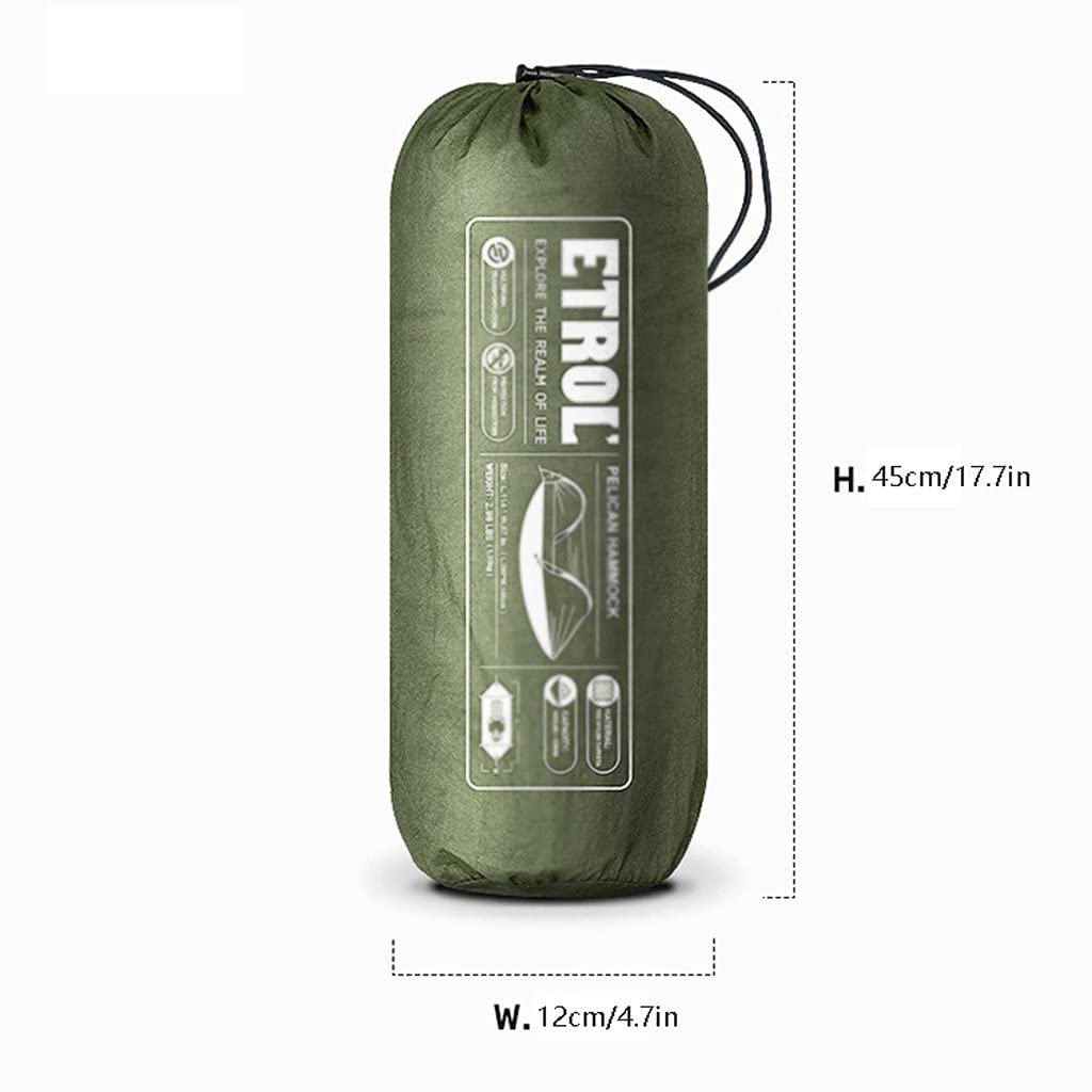 Hängematte Outdoor Camping Hängematte Tragbare Hängematte mit Moskitonetzen geeignet Für Outdoor Rucksack Trekking Hängematte (Color : A)
