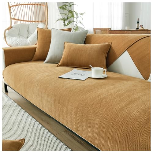 NUODWELL Herringbone Chenille Sofa Cover 1/2/3/4 Seater