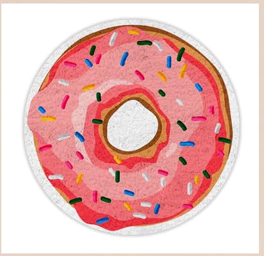 Toalla con Forma Redonda. Toalla de Playa Original | E&B PORRAS (Donut)