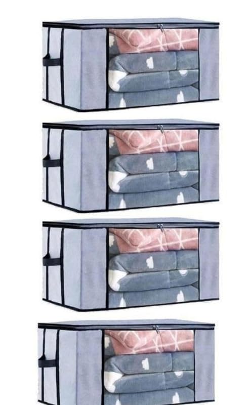 H Handle Pack Of 4, Heavy-Duty Space Saver Shoe Shelf for Organized Footwear Storage Grey-picture-17