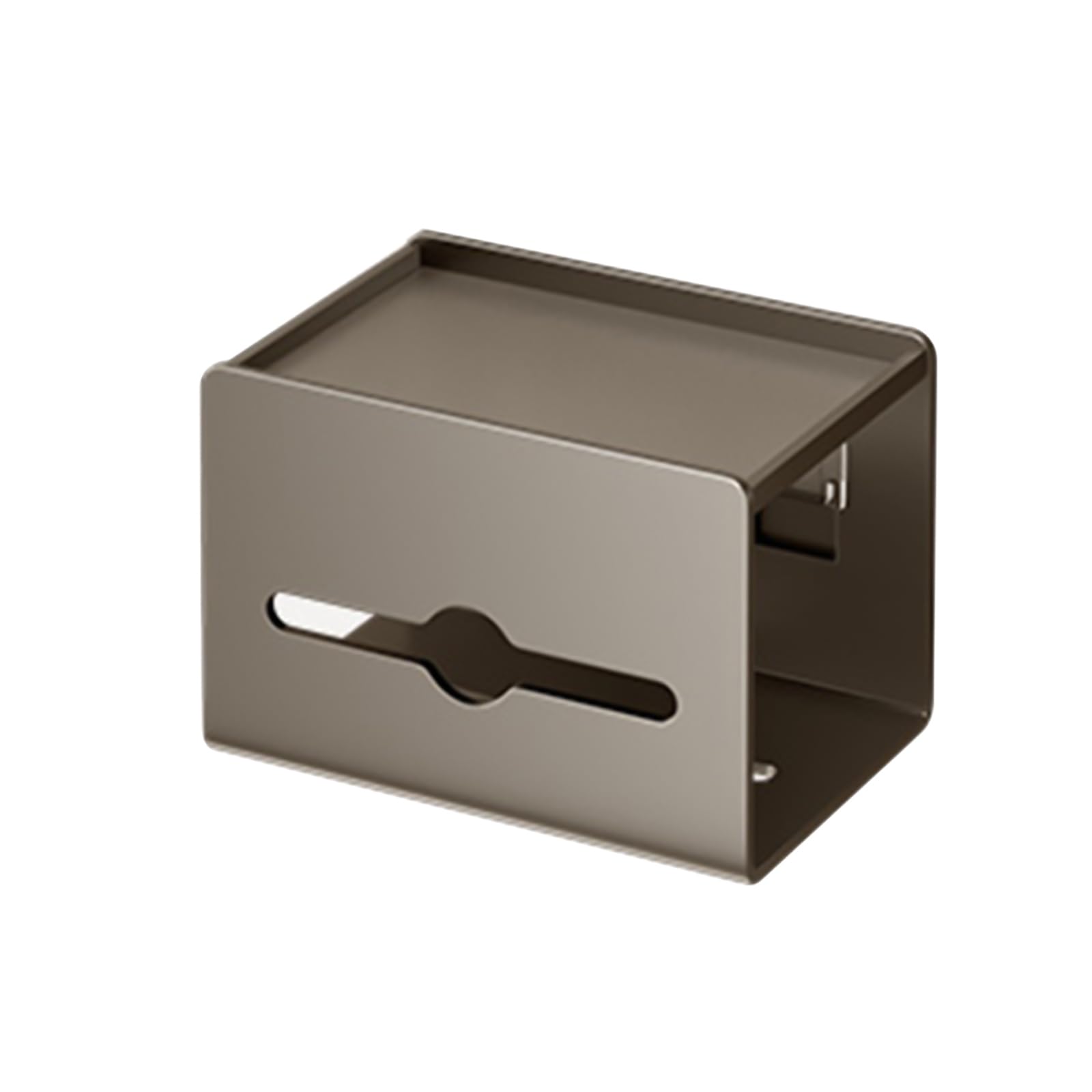 Toilet Roll Holder with Shelf Multipurpose Tissue Holder Easy Installation Toilet Accessory Quick Installs Not Drilling Required