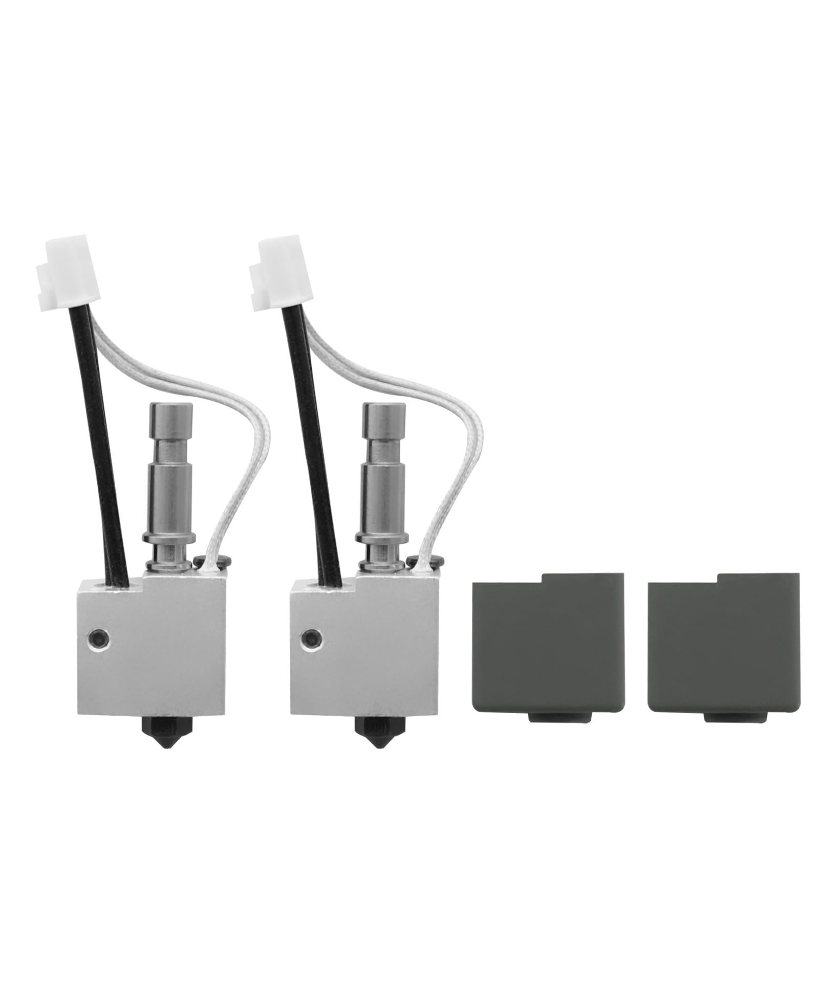 2PCS 0.4MM Hardened Hotend with Steel Nozzle Assembly Compatible with Anycubic Kobra S1 / S1 Combo/ACE Pro 3D Printer