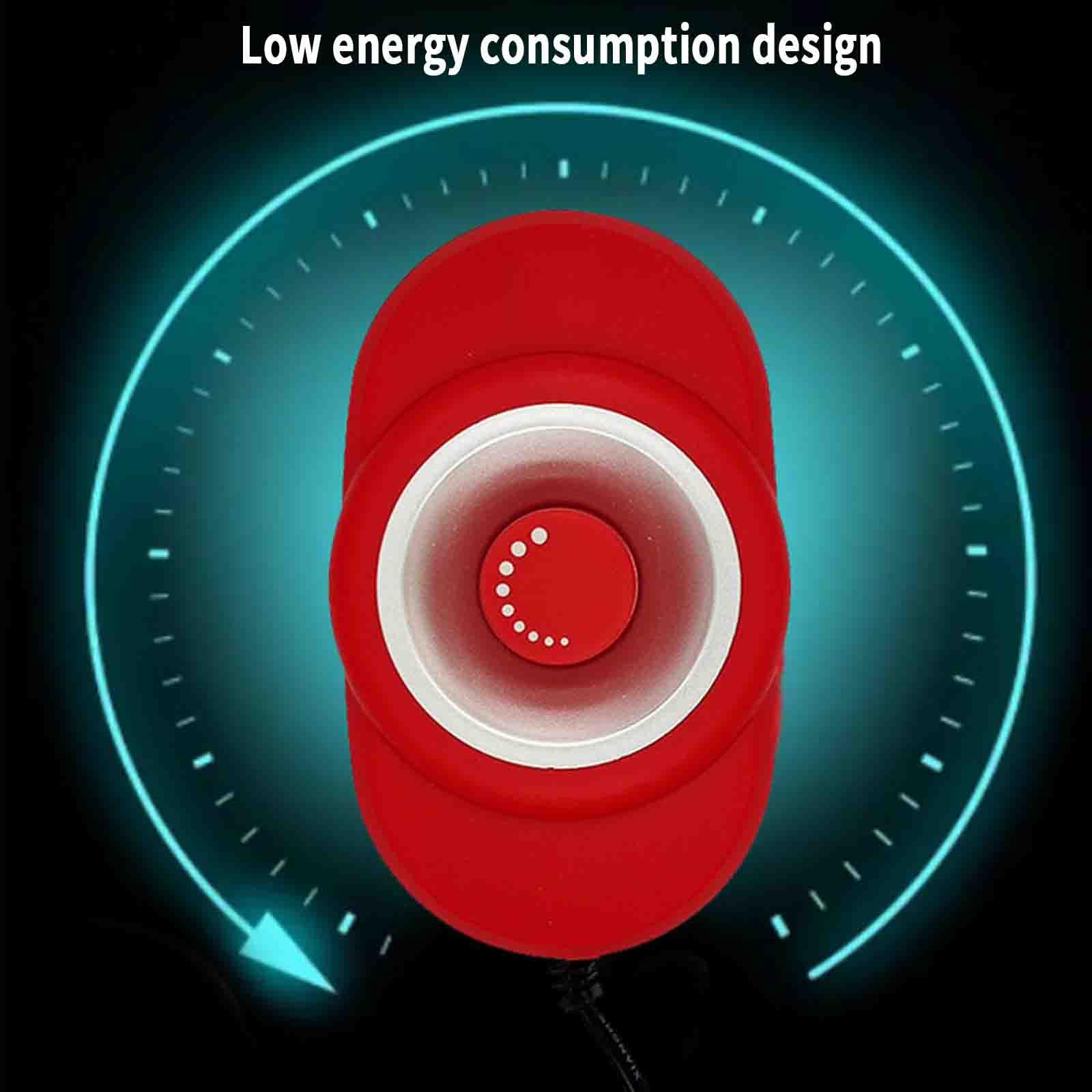 JUSHZ Pompe d'Aria Pompa Acqua Pompa Acquario Ossigenatore Acquario Aeratore Mini Giardino Silenzioso per Laghetto per Pesci Silenzioso Piccolo (6w,Red)
