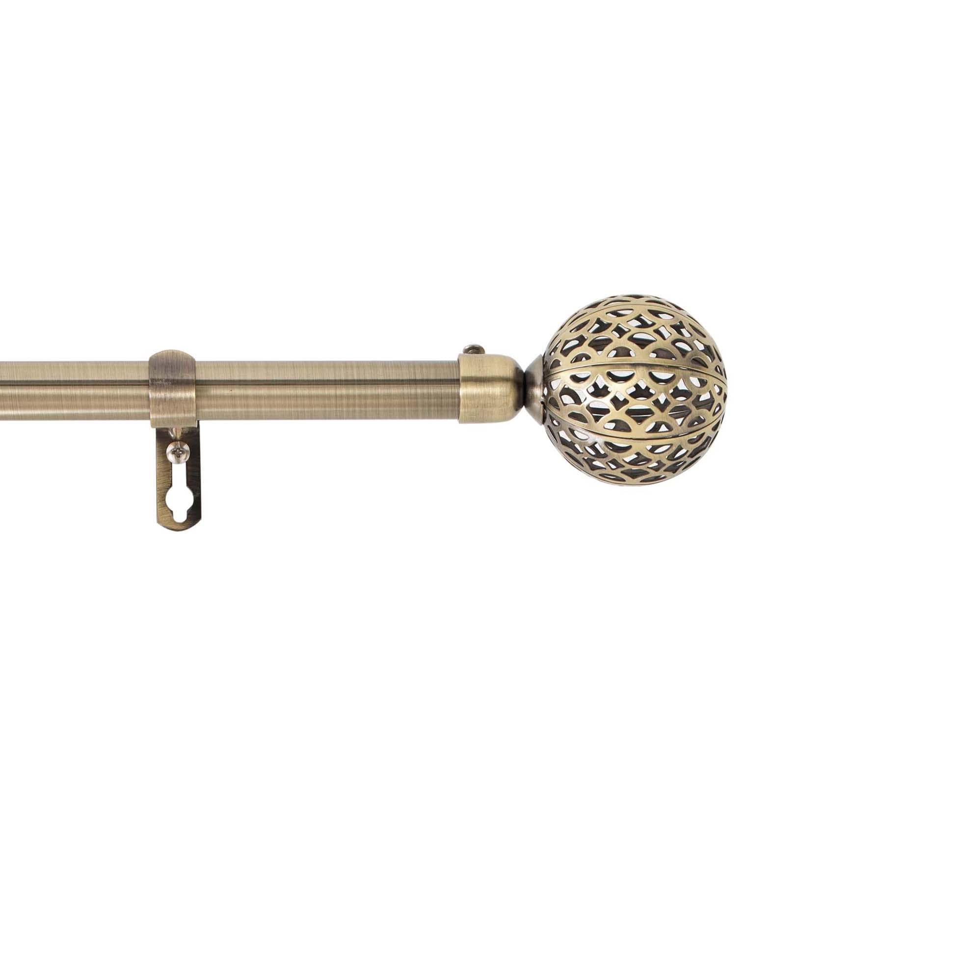 Tringle extensible 120 à 210 cm Globa laiton plaqué Douceur d'Intérieur
