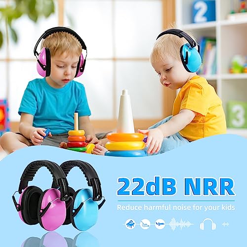 BOLIFIER Kids Ear Defenders,Safety Earmuffs Ear Protectors Noise Reduction Headphone Ear Protection Earmuffs for Boys Girls - Image 2