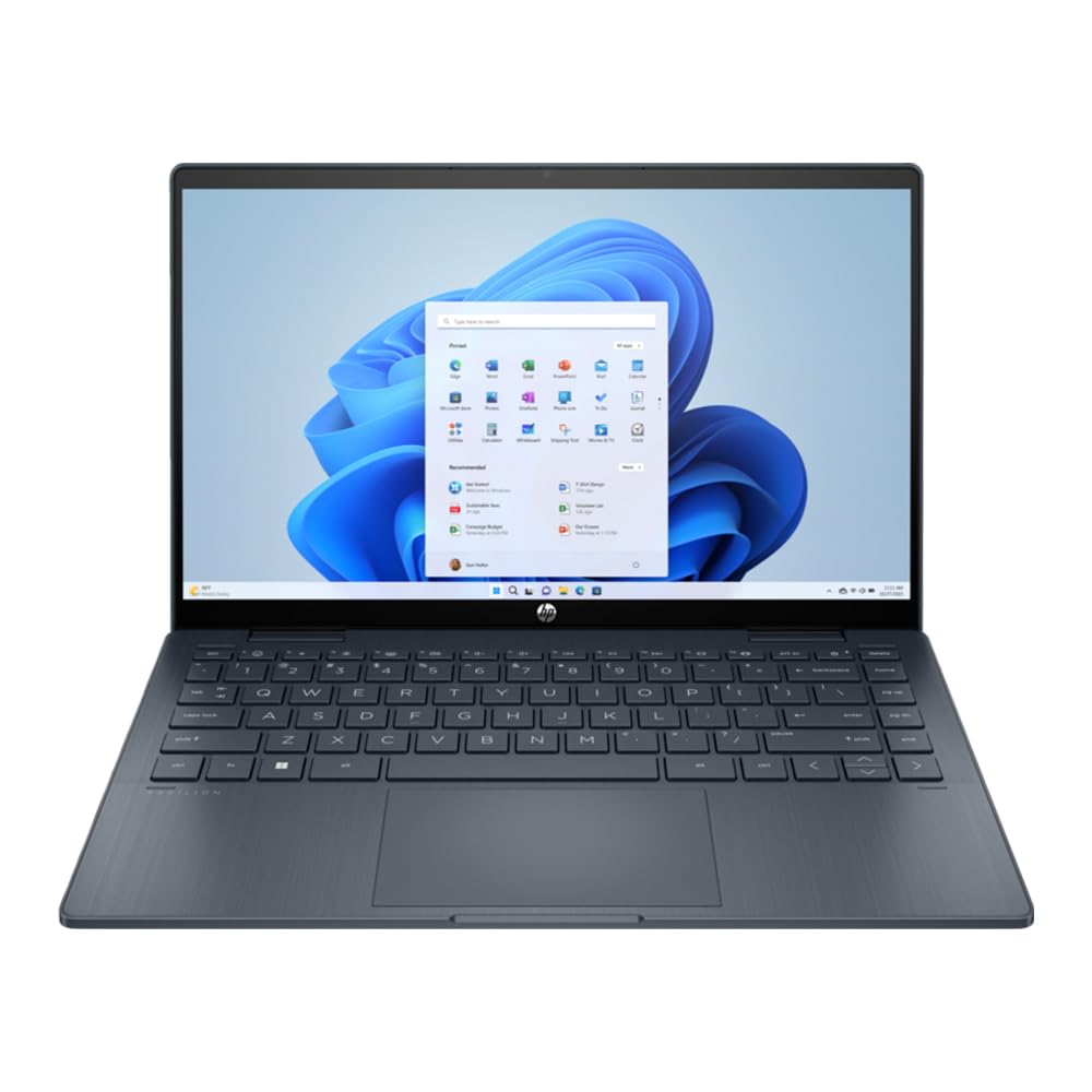 HP Pavilion x360 2-in-1 Laptop 14-ek1037ne, Windows 11 Home, 14", Touch screen, Intel® Core™ i5, 16GB RAM, 512GB SSD, FHD, Space blue