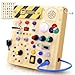 Busy Board Montessori Spielzeug ab 1 Jahr Kinder Lernspielzeug für 1 2 3 Kleinkinder, Sensorisches Spielzeug für Jungen & Mädchen