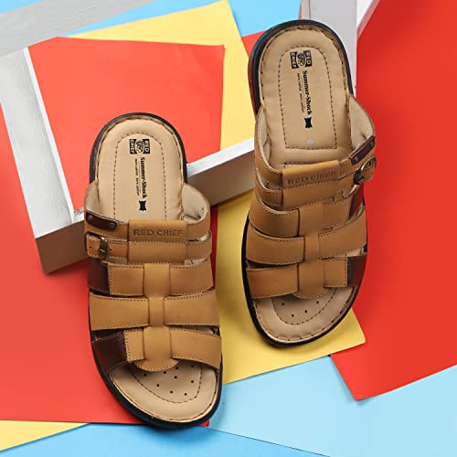 Image of Red Chief Genuine Leather Formal Slip-On Slipper for Men | RC3679