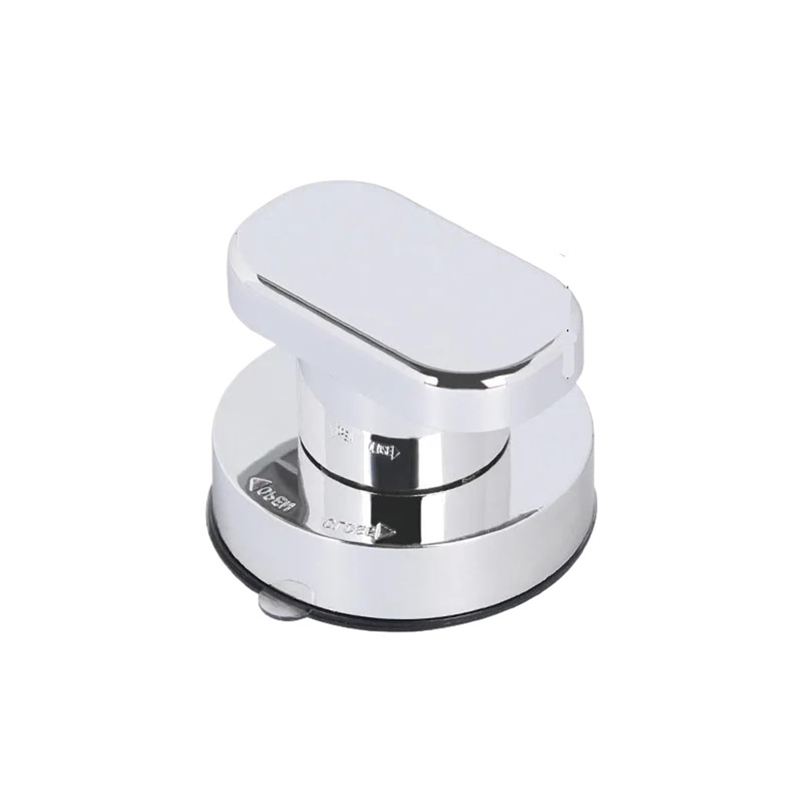 Fjixuo Silver 1Pcs Handrail Handle Offers Safe Grip With Suction Cup For Grab In Bathroom Bathtub Glass Door For Bathrooms, Kitchens(Silver)
