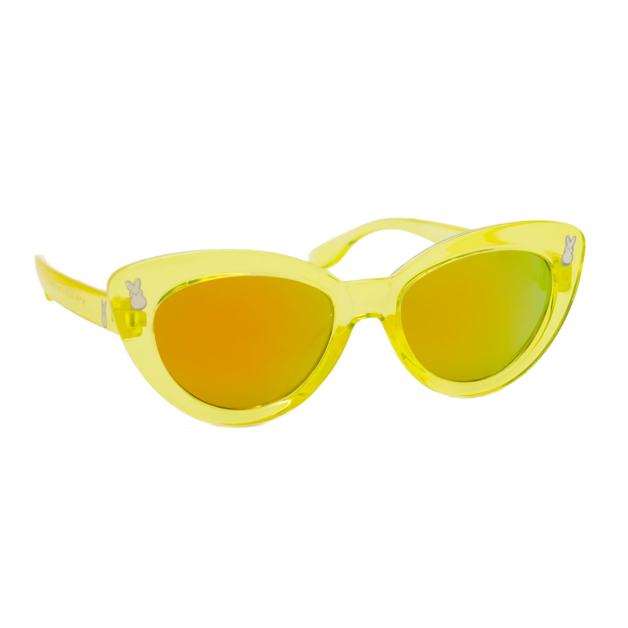 ARKAID Official Peeps Sunglasses for Kids | Yellow Bunny Cat Eye Shades |UV 400 | One Size Fits Most Kids