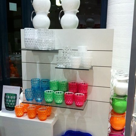 Set 6 Vasos Diamante Low Glass Empoli Verde miniatura 4