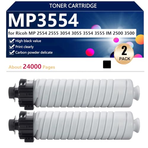 Toner MP3554 compatible Ricoh MP 3554 de qualité supérieure pour documents clairs