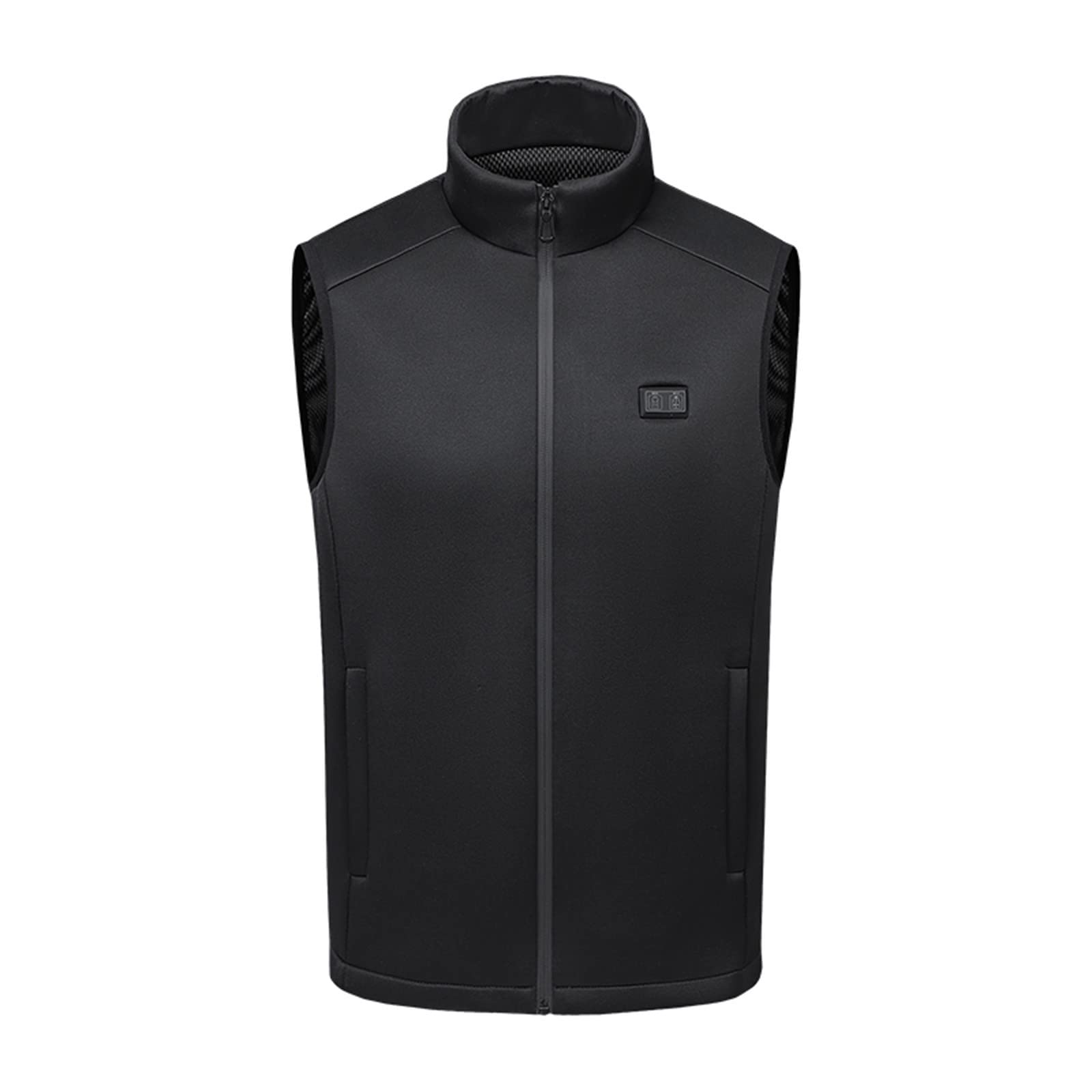 Generisch Vêtements chauds pour hommes et femmes en plein air, USB pour l'équitation, le ski, la pêche, chargement sur gilet chauffant (noir, S)
