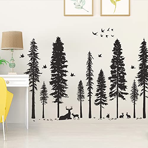 Vinilo Decorativo Árboles y Animales 12x18 Pulgadas miniatura 3
